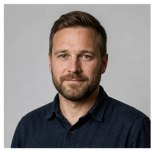Porträtt av Henrik Stiernholm