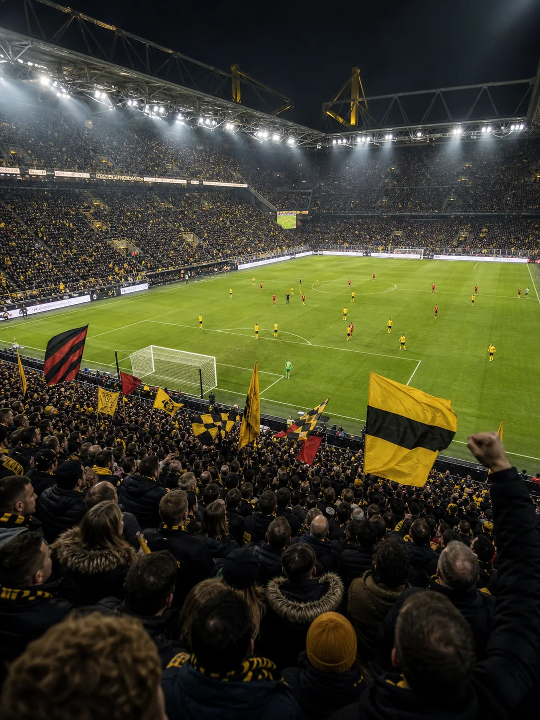 Bundesliga, arenabild för aktuell tabellbevakning