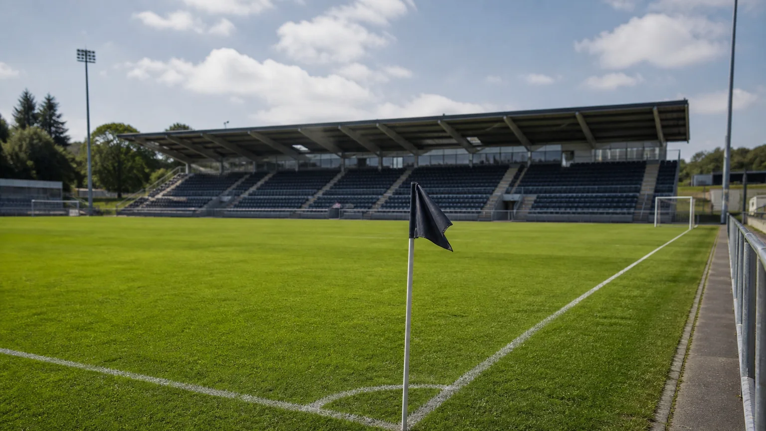 2. Bundesliga-arena under match