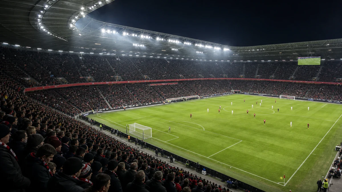 Bundesliga-arena under match